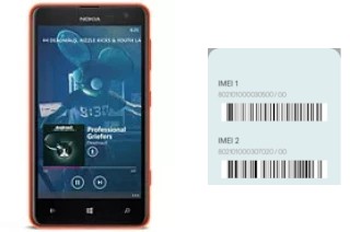 Come vedere il codice IMEI su Lumia 625