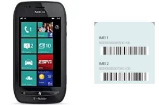 Come vedere il codice IMEI su Lumia 710 T-Mobile