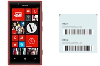 Come vedere il codice IMEI su Lumia 720