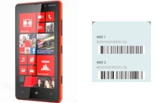 Come vedere il codice IMEI su Lumia 820