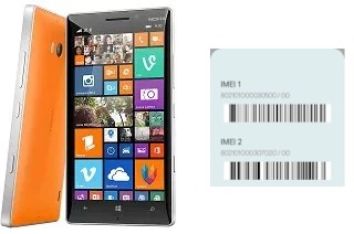 Come vedere il codice IMEI su Lumia 930