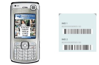 Come vedere il codice IMEI su Nokia N70