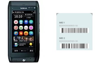 Come vedere il codice IMEI su Nokia T7