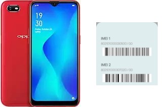 Come vedere il codice IMEI su Oppo A1k