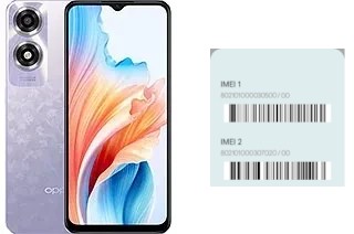 Come vedere il codice IMEI su Oppo A2x