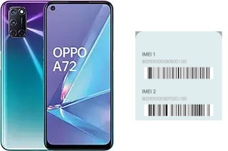 Come vedere il codice IMEI su Oppo A72