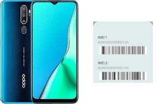 Come vedere il codice IMEI su A9 (2020)