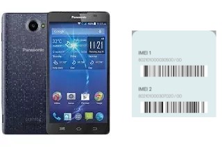 Come vedere il codice IMEI su Panasonic P55