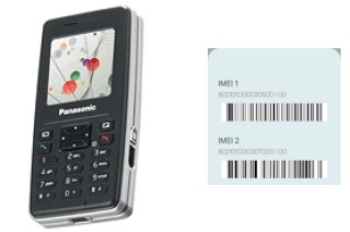 Come vedere il codice IMEI su Panasonic SC3