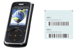 Come vedere il codice IMEI su PG-3600V