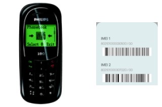 Come vedere il codice IMEI su Philips 180