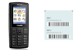 Come vedere il codice IMEI su Philips 290