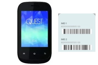 Come vedere il codice IMEI su QUEST 320