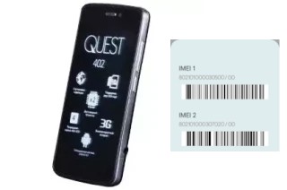 Come vedere il codice IMEI su QUEST 402