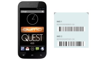 Come vedere il codice IMEI su QUEST 453