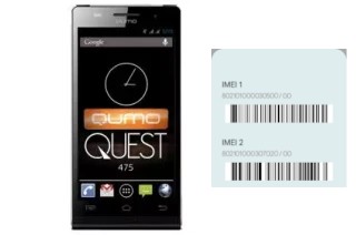 Come vedere il codice IMEI su QUEST 475