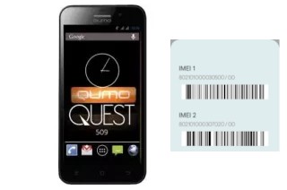 Come vedere il codice IMEI su QUEST 509