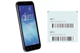 Come vedere il codice IMEI su QUEST 574