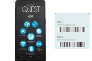 Come vedere il codice IMEI su Quest 601