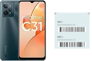 Come vedere il codice IMEI su Realme C31