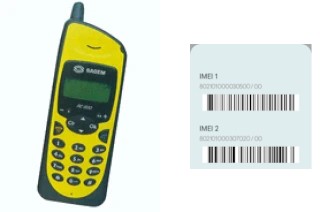 Come vedere il codice IMEI su MC 820