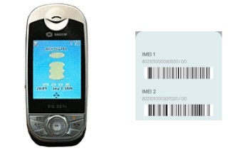 Come vedere il codice IMEI su SG 321i