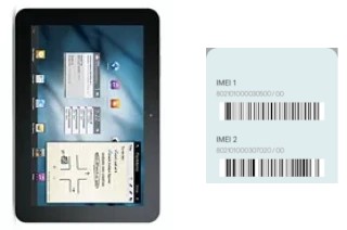 Come vedere il codice IMEI su Galaxy Tab 8.9 P7300