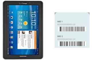 Come vedere il codice IMEI su Galaxy Tab 7.7 LTE I815