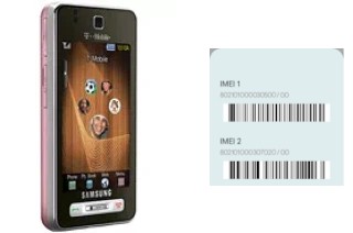 Come vedere il codice IMEI su T919 Behold