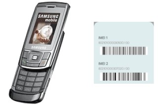 Come vedere il codice IMEI su D900i