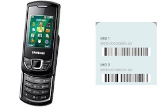 Come vedere il codice IMEI su E2550 Monte Slider