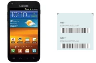 Come vedere il codice IMEI su Galaxy S II Epic 4G Touch