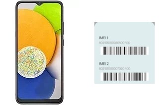 Come vedere il codice IMEI su Galaxy A03