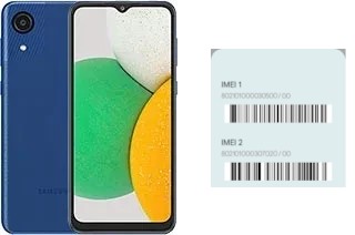 Come vedere il codice IMEI su Galaxy A03 Core