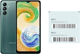 Come vedere il codice IMEI su Galaxy A04s