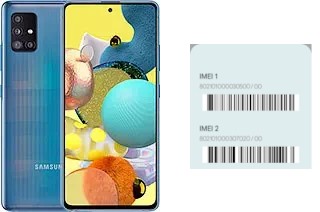 Come vedere il codice IMEI su Galaxy A51 5G UW