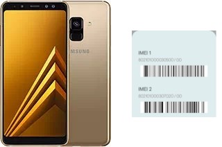 Come vedere il codice IMEI su Galaxy A8 (2018)