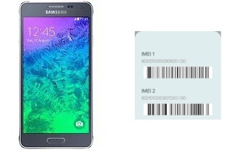 Come vedere il codice IMEI su Galaxy Alpha