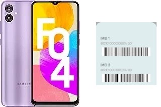 Come vedere il codice IMEI su Galaxy F04