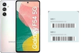 Come vedere il codice IMEI su Galaxy F54