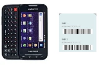 Come vedere il codice IMEI su R910 Galaxy Indulge