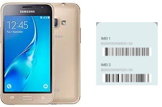 Come vedere il codice IMEI su Galaxy J1 (2016)