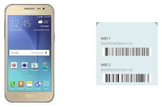 Come vedere il codice IMEI su Galaxy J2 DTV