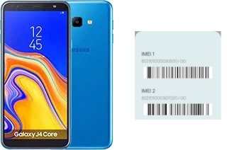 Come vedere il codice IMEI su Galaxy J4 Core