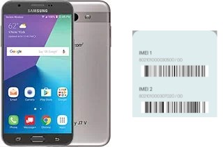 Come vedere il codice IMEI su Galaxy J7 V