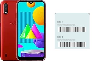 Come vedere il codice IMEI su Galaxy M01