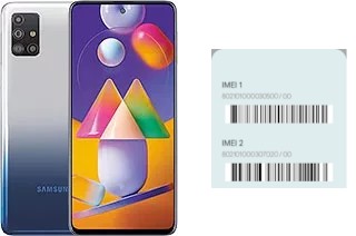 Come vedere il codice IMEI su Galaxy M31s