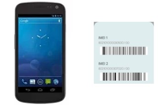 Come vedere il codice IMEI su Galaxy Nexus i515