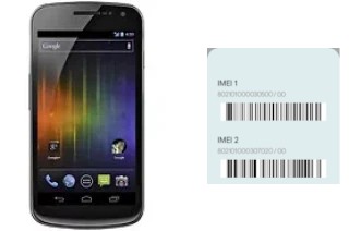 Come vedere il codice IMEI su Galaxy Nexus I9250