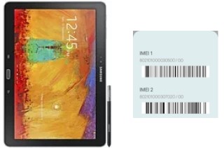 Come vedere il codice IMEI su Galaxy Note 10.1 (2014 Edition)